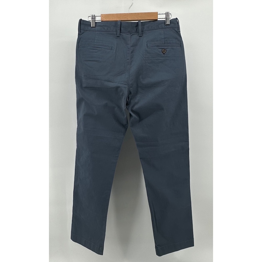 NEW J.Crew Flex Straight Chino Pants Mens 30x30 Blue - Picture 3 of 14